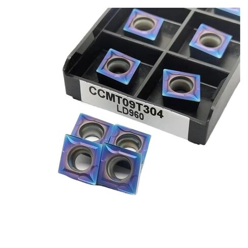 High Toughness Turning Blade Machine Accessories 10PCS CCMT09T304 LD960 CCMT09T308 Internal Metal Turning Tool Hard Alloy Cutting Tools | CCMT09T308 LD960 in Kuwait