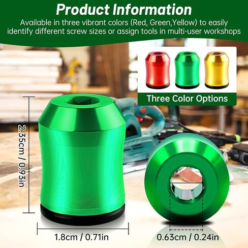 3Pcs Magnetic Drill Bit Holder,Strong Magnetic Screw Holder-(3 colors) | Universal Removable Household Tool Screwdriver Magnetizer&Power Bits,Mechanics,Carpenters,Household Repairs in Kuwait
