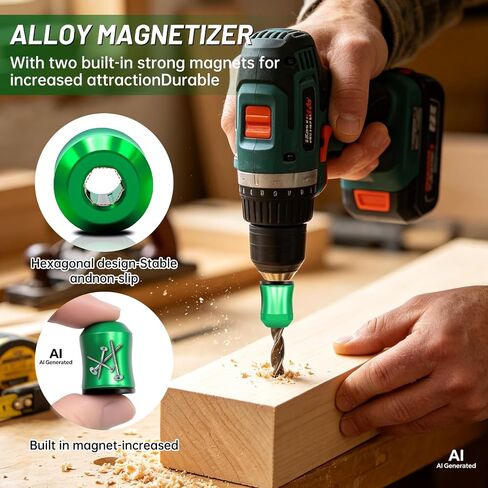 3Pcs Magnetic Drill Bit Holder,Strong Magnetic Screw Holder-(3 colors) | Universal Removable Household Tool Screwdriver Magnetizer&Power Bits,Mechanics,Carpenters,Household Repairs in Kuwait