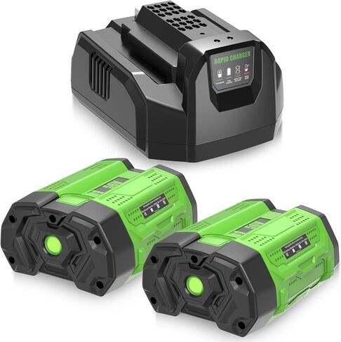 56V 5.0Amps BA2800 Replacement for EGO Battery(Green-5.0AH-2P) | BA2800T BA1400 BA4200 HT2400 LB6504 LB5804 LB6500 Compatible with EGO Pruning Shears,Lawn Mowe in Kuwait
