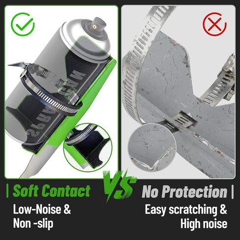 Zozen Paint Shaker, with Non-Slip&Low-Noise Liner, Fits 2-3" Cans | Adjustable Clamp Strap,Stainless Steel Paint Can Shaker for Reciprocating Saws, Efficient Mixing Tool for Artist, House & DIY in Kuwait