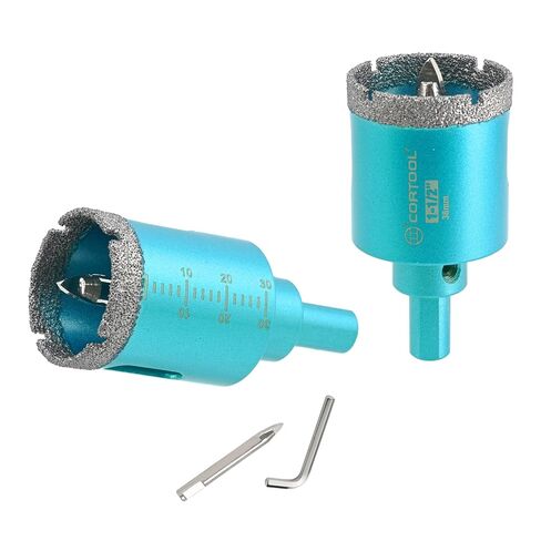 4-1/4 Inch Diamond Hole Saw with Pilot Drill Bit, Diamond Tipped Tile Hole Saws, Dry/Wet Use for Porcelain Tile, Ceramic Pottery, Granite, Stone, Marble, Glass Bottles in Kuwait