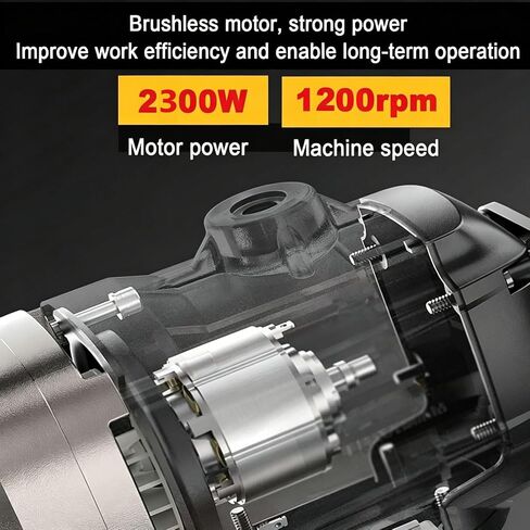 2300W Air Conditioner Hole Drilling Machine, 1200r/min Handheld Concrete Core Drill Machine with Water Pump & 2pcs Drill Bits in Kuwait