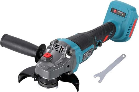 Brushless 5" Angle Grinder for Makita 18V Battery, 3-Speed, Overload | 125mm Cut Off Tool for Metal Cutting, Grinding, Polishing in Kuwait