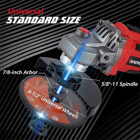 Cordless Angle Grinder 4-1/2 inch, Compatible with makata 18V Battery, Power Electric Angle Grinder Tool with Handle, Brushless Motor for Cutting, Grinding, Polishing（No Battery） in Kuwait