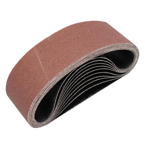 Long-Lasting 3x21 Belt Sander Sanding Belts 80 grit - Premium Abrasive Belts for Efficient Wood Sanding & Metal Grinding - Aluminum Oxide Sanding Belts for Belt Sander(10pcs) in Kuwait