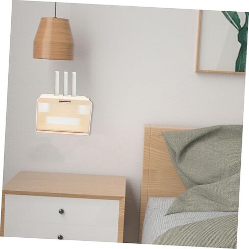 Cable Management Rack Router Storage Box Cord Hider Abs Material Wall-mounted Router Storage Box for Living Room in Kuwait