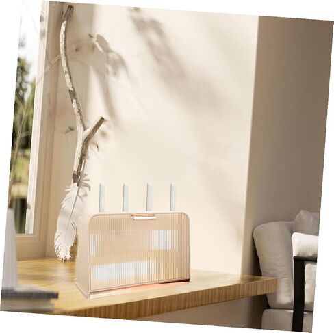 Cable Management Rack Router Storage Box Cord Hider Abs Material Wall-mounted Router Storage Box for Living Room in Kuwait