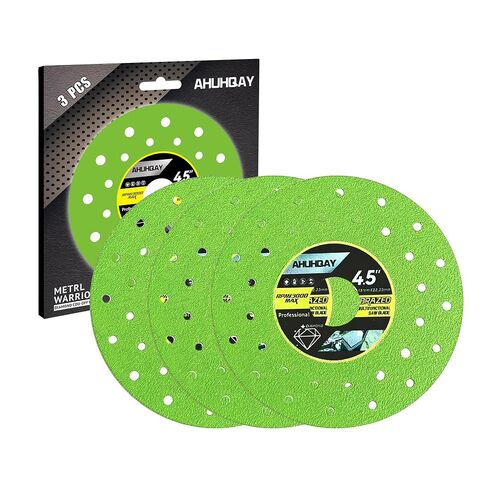 4.5 Inch Diamond Tile Saw Blade, Ultra Thin 0.05" Cutting Disc for Angle Grinder, Glass & Porcelain Tile Blade for Ceramic Tile, Marble, Granite, Dry Wet Cutting, 7/8" Arbor in Kuwait