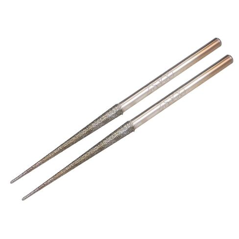 Mini Diamond Burrs Bits Grinding Drill Carving Rotary Tool for Glass Stone Ceramic 2.9mm Shank 2.6mm Conical 2 Pcs in Kuwait