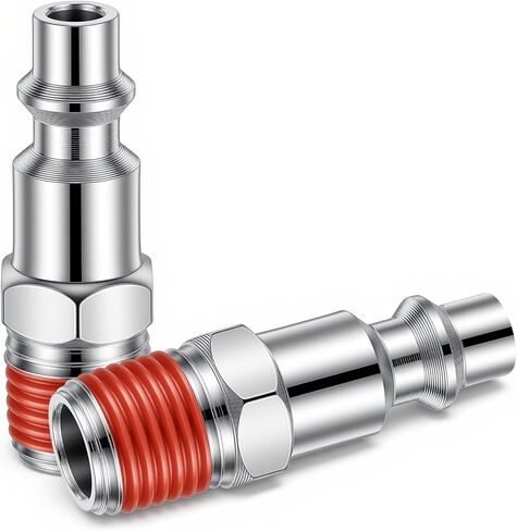 3/8 Air Hose Fittings, 1/4 Inch Male Threads Size 3/8 Air Fittings Male Air-Hose Fitting 300PSI, 2 Pieces in Kuwait