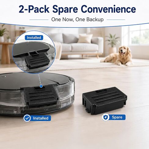 Dust Bin Clip Replacement for Shark Matrix Plus Robot Vacuum | 2-Pack, TPU Clip, Snap-In Design, Secure Locking, Replacement Part, For Robot Vacuum Dust Bin, Home Cleaning in Kuwait