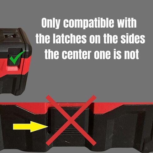 Replacement Top Latch Hinge for Milwaukee 0880-20 M18 M18VC2 18V Vacuum - Red Plastic Modern Hinge in Kuwait