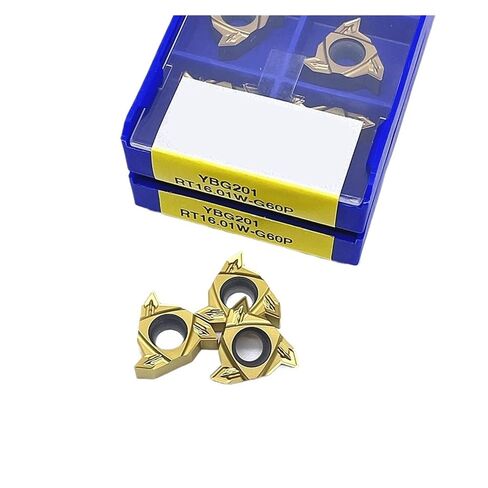 High Toughness Turning Blade Machine Accessories 10PCS RT16.01W-G60P YBG201 Hard Alloy External Turning Tool Lathe Cutter(RT16.01W-G60P YBG201) in Kuwait