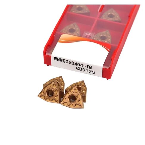 High Toughness Turning Blade Machine Accessories 10PCS WNMG060404-TM GD9125 Steel Machining External Turning Tool Lathe Hard Alloy Blade in Kuwait