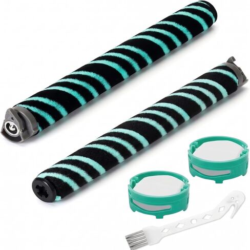 2pcs AZ4002 Roller Brush for Shark PowerDetect Upright Vacuum AZ4000 AZ3901 | AZ4000C AZ4002W and part #468FP4000; includes 2 brushrolls, 2 odor neutralizer cartridges & 1 cleaning tool for upkeep in Kuwait