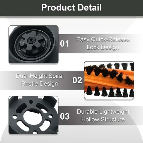 Vacuum Repair Kit compatible with BHFEA18D1, BHFEA18D1K, BHFEA420J, BHFEA515J, BHFEA520J, Replacement Brush Roll and Gear Module, Parts NA617684 N892816 in Kuwait