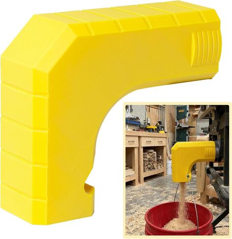 Table Saw Dust Collector Adapter Fit for Dewalt Table Dwe7485 Sawdust Collection System Replacement Parts Suspended Dust Collector Design Efficient Tool-Free Installation Includes Dust Bag Yellow in Kuwait