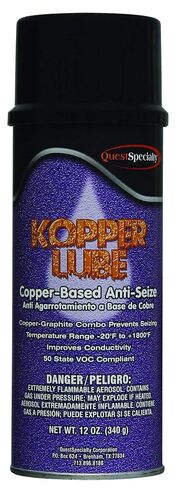 Quest Specialty KOPPER LUBE Copper-Based Anti-Seize Lubricant, Case of 12 (16 oz) cans,5310 in Kuwait