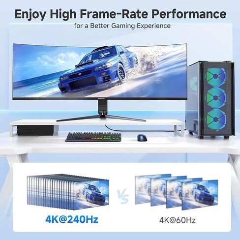 كيبل ماترز محولات HDMI 2.1 بزاوية قائمة 8K@60Hz مع HDR (محول زاوية قائمة 8K HDMI / محول HDMI 90 درجة 4K @240Hz / محول HDMI 270 درجة و90 درجة) باللون الاسود in Kuwait