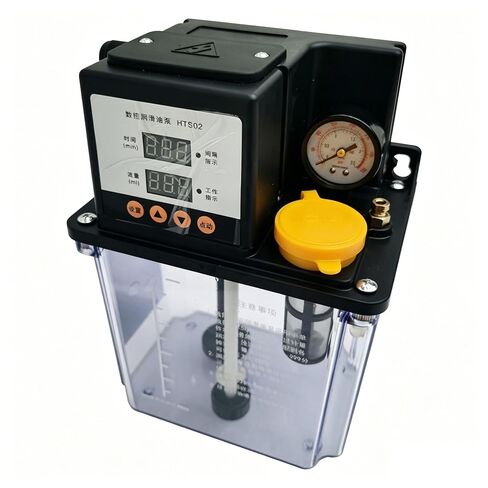 110V Automatic Lubrication Pump 2L, CNC Machine Oil Pump with Dual Digital Display & Dual Timer, Programmable 1-99ml Flow & 10-999min Interval, Electric Oiler Lubricator for Gear/Guide Rail in Kuwait