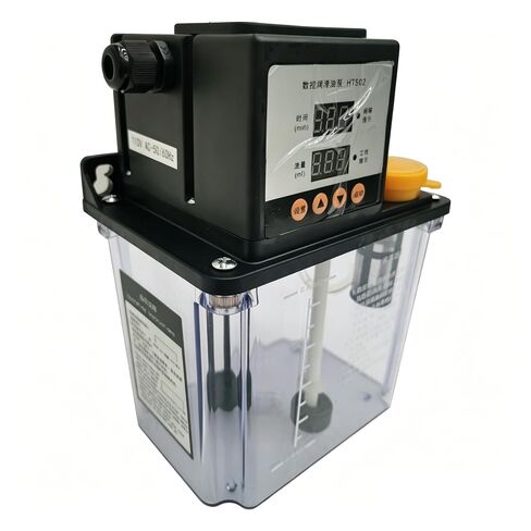 110V Automatic Lubrication Pump 2L, CNC Machine Oil Pump with Dual Digital Display & Dual Timer, Programmable 1-99ml Flow & 10-999min Interval, Electric Oiler Lubricator for Gear/Guide Rail in Kuwait