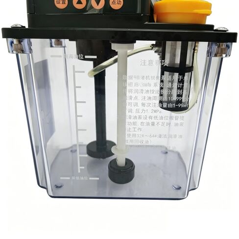 110V Automatic Lubrication Pump 2L, CNC Machine Oil Pump with Dual Digital Display & Dual Timer, Programmable 1-99ml Flow & 10-999min Interval, Electric Oiler Lubricator for Gear/Guide Rail in Kuwait