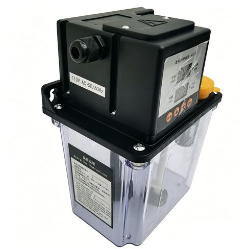 110V Automatic Lubrication Pump 2L, CNC Machine Oil Pump with Dual Digital Display & Dual Timer, Programmable 1-99ml Flow & 10-999min Interval, Electric Oiler Lubricator for Gear/Guide Rail in Kuwait