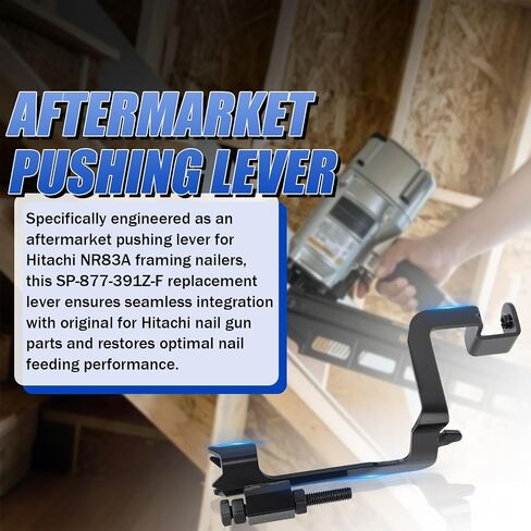5-3/4“ SP-877-391Z-F Aftermarket Pushing Lever, Nail Gun Pushing Lever, for Hitachi NR83A Framing Nailer, Full Head Nailer, Nailer Feed Lever Repair Part (AL83-35) in Kuwait