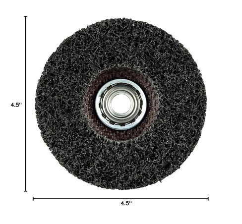 Norton Refinishing and Strip Grinder Wheel, Paint Stripper for Metal, Rapid Strip, Extra Coarse 4 1/2 Inch Wheel adaptable with Right Angle Grinder, Pack of 10 Discs in Kuwait