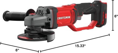 Craftsman CMCG400BR V20 Brushed Lithium-Ion 4-1/2 in. Cordless Small Angle Grinder (Tool Only) (Renewed) in Kuwait