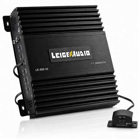 1600 Watts MonoBlock Amplifier, Class A/B, Remote Subwoofer Control, Mosfet Power Supply, Subwoofer Amplifiers for Car Audio Speakers in Kuwait