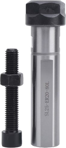 SL25 ER20 80L Lathe, Telescopic Straight Shank Tool Holder, High Speed Steel, for Deep Hole Processing on CNC Lathes and Milling Machines in Kuwait