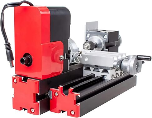 Mini Lathe Machine 12V Miniature Metal Multifunction Lathe Machine DIY 20000Rev/Min 45 135Mm 24W Tool CNC Motorized Lathe Machine in Kuwait