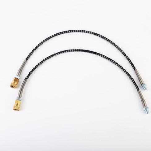 High Pressure Airsoft Quick Connect Hose with Spring Wrapped M10X1 Male Female Thread for Pcp 63 Mpa 2pcs in Kuwait