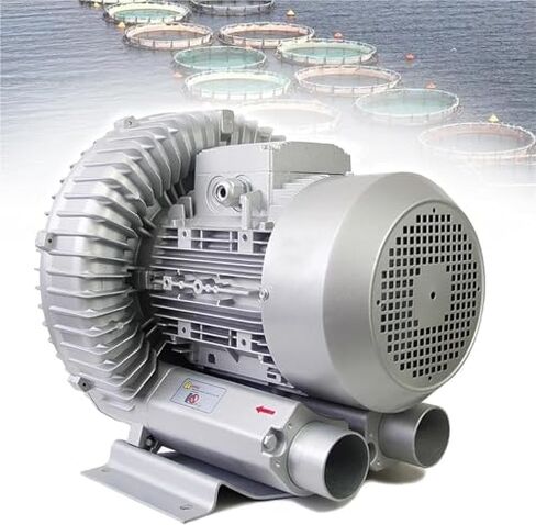 Regenerative Blower High-Pressure Vortex Ring Phase Blower Industrial Vacuum Pump,High Pressure Vortex Blower 0.16-2.04HP Electric Regenerative Air Pump 120W-7500W for Aquarium, Hydroponics, in Kuwait
