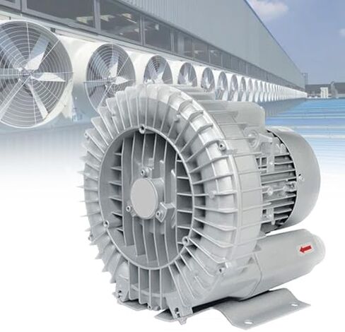 Regenerative Blower High-Pressure Vortex Ring Phase Blower Industrial Vacuum Pump,220V High-Efficiency Regenerative Blower, Vortex Vacuum Pump for Sewage Aeration & Wastewater Treatment, Ind in Kuwait