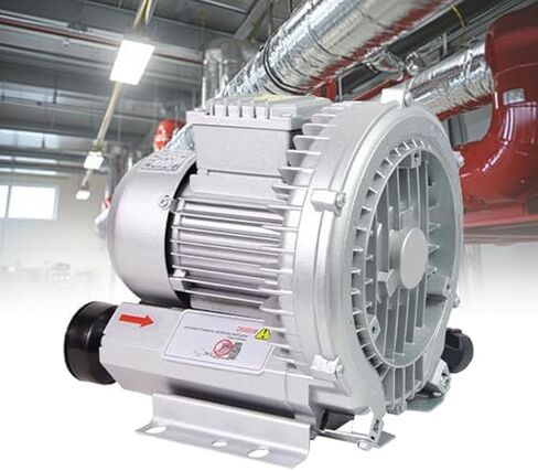 Regenerative Blower High-Pressure Vortex Ring Phase Blower Industrial Vacuum Pump,220V/380V High-Pressure Regenerative Vortex Blower for Factory & Basement Ventilation, Oil-Free Dust Removal in Kuwait