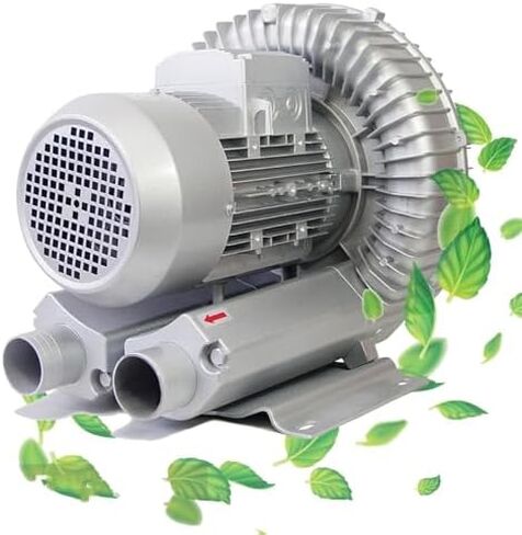 Regenerative Blower High-Pressure Vortex Ring Phase Blower Industrial Vacuum Pump,High-Pressure 220V Regenerative Blower - 1500W Industrial Vacuum Pump for Sewage Aeration, Aquarium Fish Pon in Kuwait