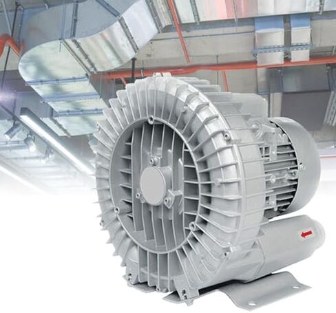 Regenerative Blower High-Pressure Vortex Ring Phase Blower Industrial Vacuum Pump,Industrial Vacuum Pump for Factory Dust Removal, 220V/380V Regenerative Vortex Blower, 2.2KW High-Efficiency in Kuwait