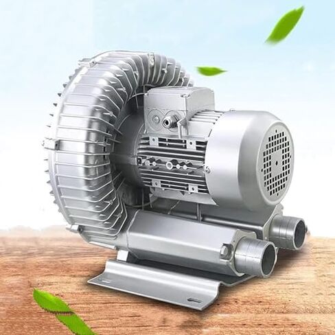 Regenerative Blower High-Pressure Vortex Ring Phase Blower Industrial Vacuum Pump,High-Pressure Vortex Ring Blower, Single Phase Industrial Vacuum Pump for Aquarium & Fish Pond, Regenerative in Kuwait