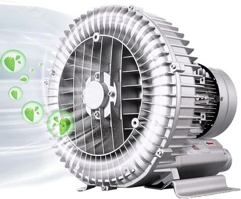 Regenerative Blower High-Pressure Vortex Ring Phase Blower Industrial Vacuum Pump,High-Pressure 380V Regenerative Blower for Aquariums, Fish Farms & Industrial Use, 1100W Vortex Pump, Three- in Kuwait