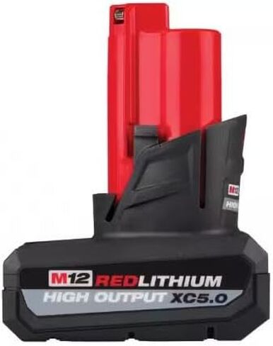 For Milwaukee 48-11-2450 M12 12-Volt Lithium-Ion XC High Output 5.0 Ah Battery Pack in Kuwait