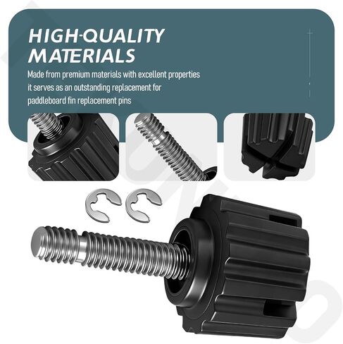 Screw Fin Pin Replacement Part for Serene-Life SLSUPB08 SLSUPB10 SLSUPB06 SLSUPB20 SLSUPB105 SLSUPB145 SLSUPB135 SLSUPB125, Stand-Up Inflatable Paddle Water Fin in Kuwait
