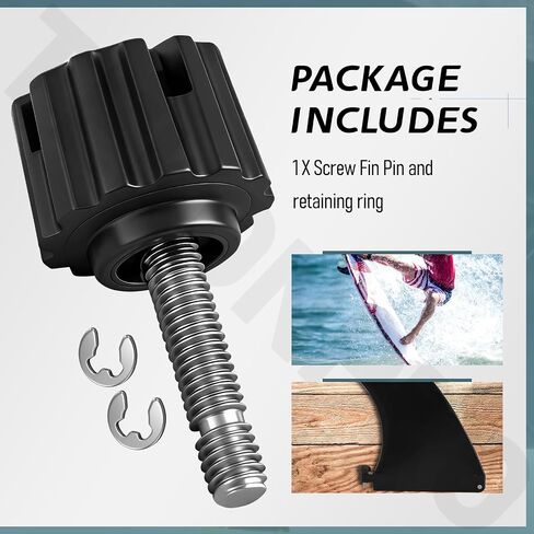 Screw Fin Pin Replacement Part for Serene-Life SLSUPB08 SLSUPB10 SLSUPB06 SLSUPB20 SLSUPB105 SLSUPB145 SLSUPB135 SLSUPB125, Stand-Up Inflatable Paddle Water Fin in Kuwait