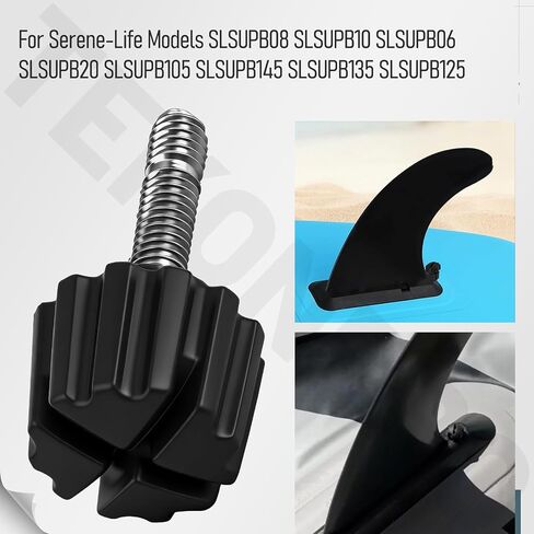 Screw Fin Pin Replacement Part for Serene-Life SLSUPB08 SLSUPB10 SLSUPB06 SLSUPB20 SLSUPB105 SLSUPB145 SLSUPB135 SLSUPB125, Stand-Up Inflatable Paddle Water Fin in Kuwait
