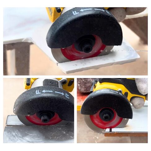 3 Pcs 3" Diamond Saw Blades for Angle Grinder Tile Blade for Smooth Cutting Porcelain Ceramic Granite Marble Tile, 3/8" Arbor in Kuwait