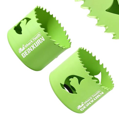 Geinxurn 4-1/4 Inch(108mm) Hole Saw, 1PC HSS Bi-Metal Hole Saw Kit with Shark Tooth Hole Cutter for Wood,Drywall, PVC Boards and Thin Metal in Kuwait