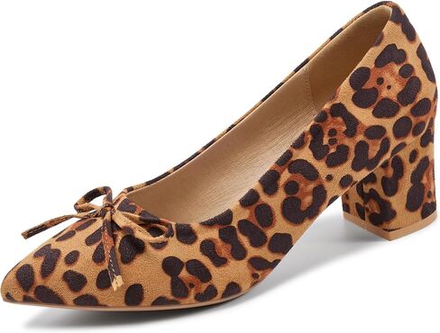 Chunky Block Pumps for Women: Cushioned Insole & Soft Lining for Office All-Day Wear - 2.35 Inch Stable Non-Slip Heels for Confidence Walking - Professional Women in Kuwait