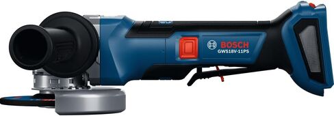 BOSCH GWS18V-11PSN 18V Angle Grinder w/Powerful Brushless Motor, 6-Speed Variable Control, for 4-1/2-5 In. Metal and Concrete Grinding and Cutting (Inc: Guards, Handle, Flange, and Nut; Bare Tool) in Kuwait